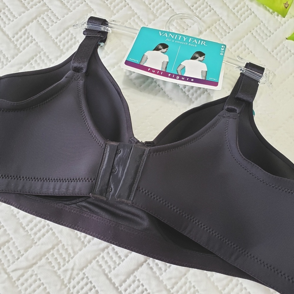 Sold Elsewhere - NWT Vanity Fair Black Bra - Picture 5 of 8